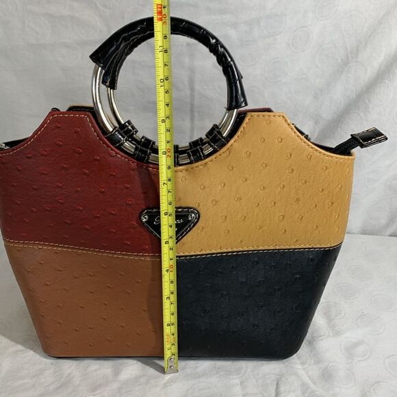 Marco USA 4 Color Panel Handbag/Crossbody Purse - Picture 14 of 15